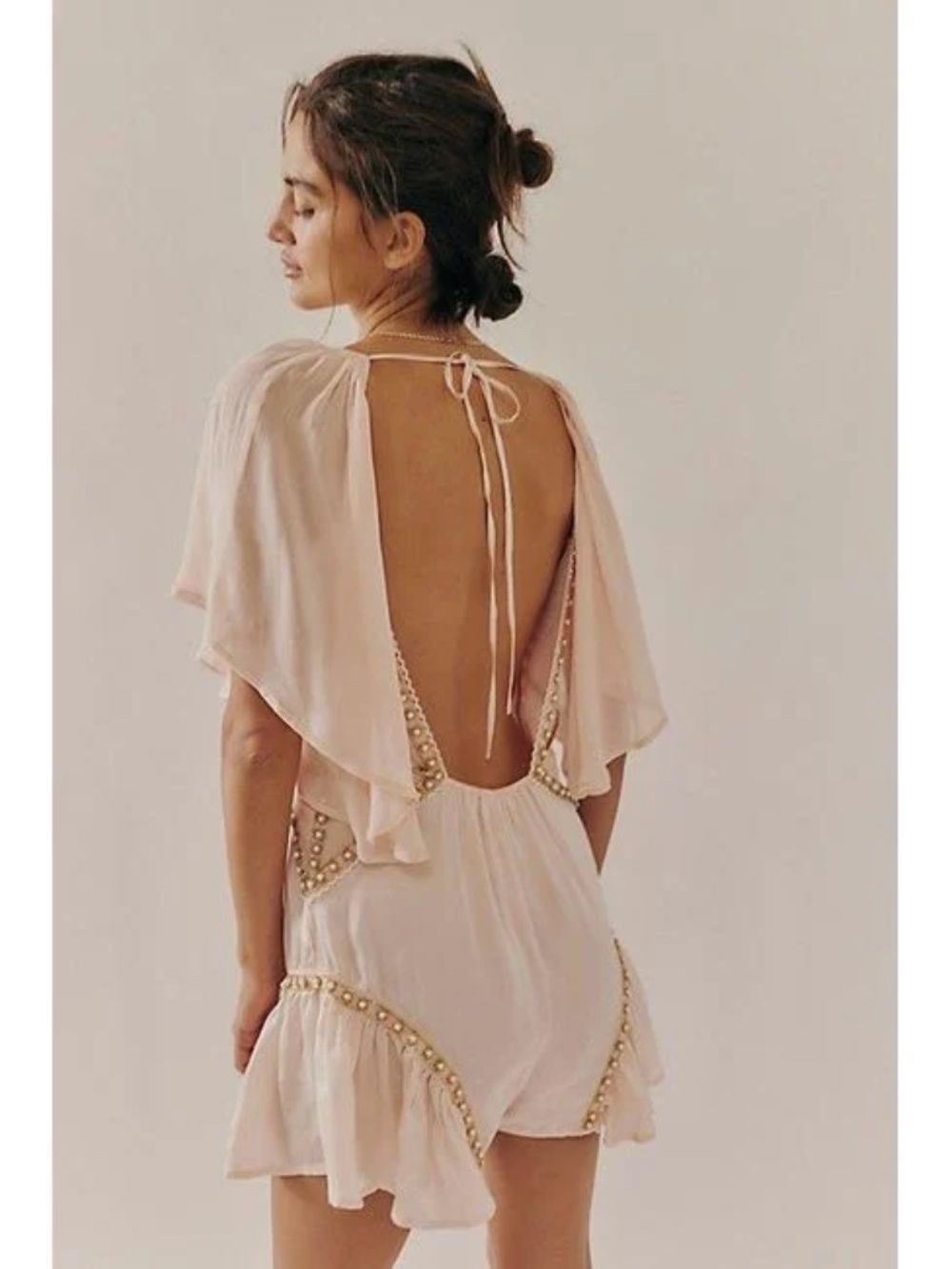 Jen's Pirate Booty 'Saffron' Romper in Natural (NWT) - Picture 4 of 4
